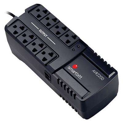 REGULADOR 2200VA/1100 WATTS 8 CONTAC C/PROTEC RJ-11 SMARTBIT