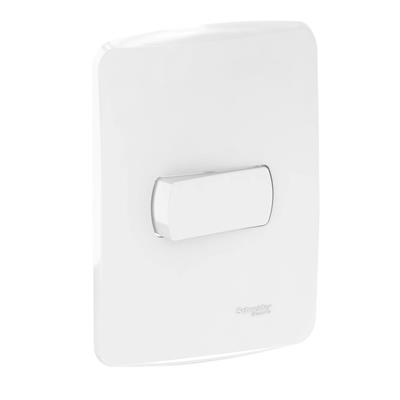 PLACA C/INTERRUPTOR ENSAMB 1 MOD 10A 250V BCO MILUZ