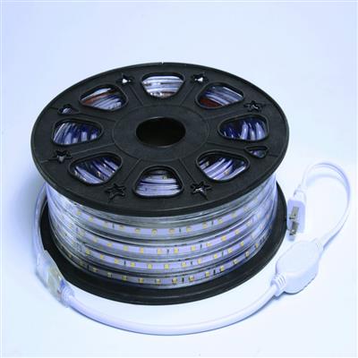 MANGUERA PLANA EXT LED 6W/M 127V 65K 60LEDS/M 25 M IP65