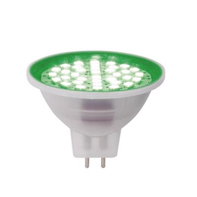 LAMP LED DE 3W VERDE 100-127V GX5.3