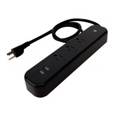 BARRA MULTICONTACTO SMART 3 CONTACTOS 2 USB 15A 127V IUSA