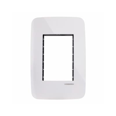 PLACA 3 MODULOS BLANCO NIESSEN SERIE ORIGEN