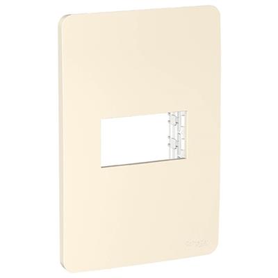 PLACA 1M MARFIL C/CHASIS TERMOPLASTICO ABS-UV