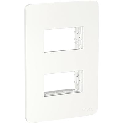 PLACA 2M BLANCO C/CHASIS TERMOPLASTICO ABS-UV