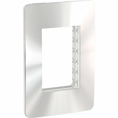 PLACA 3M CROMO BRILLOSO C/CHASIS TERMOPLASTICO ABS-UV