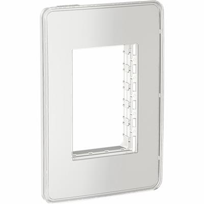 PLACA 3M BLANCO TRANSPARENTE C/CHASIS TERMOPLASTICO ABS-UV