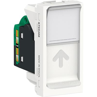 TOMA DATOS RJ45 8 HILOS UTP CAT5E 1MOD BLANCO ORION