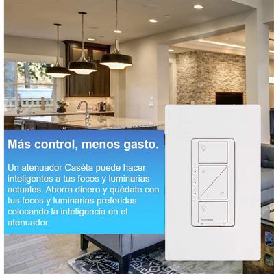 DIMMER 150W LED 120V BLANCO CASETA