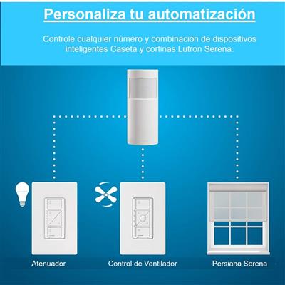 SENSOR INALAMBRICO D/PARED CASETA OCUPACION/VACANTE LUTRON