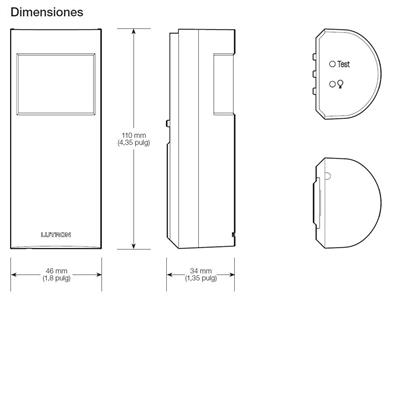 SENSOR INALAMBRICO D/PARED CASETA OCUPACION/VACANTE LUTRON