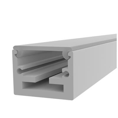 PERFIL DE ALUMINIO P/SOBREPONER EXT-INT MURO/TECHO