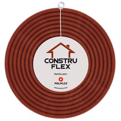 POLIDUCTO NARANJA CONSTRUFLEX 1/2" ROLLO 100M