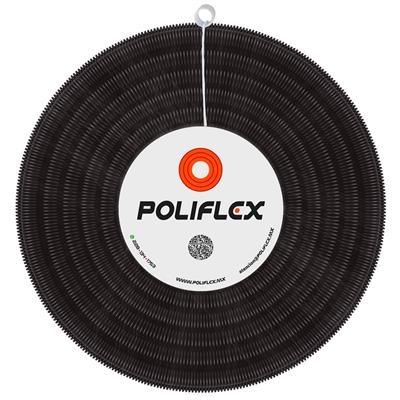 POLIFLEX NEGRO EXTERIORES ROLLO   50 MT 3/4"