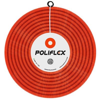 POLIFLEX NARANJA C/GUIA DE 1/2PG ROLLO 100M