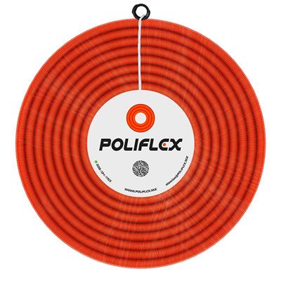 POLIFLEX NARANJA DE 1/2PG ROLLO 100M