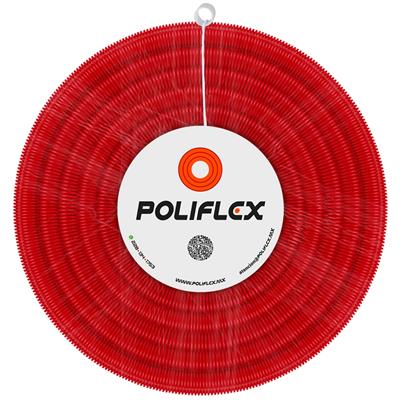 POLIFLEX TRICAPA ROJO RESIDENCIAL ENT C/GUIA 3/4PG ROLLO 50M