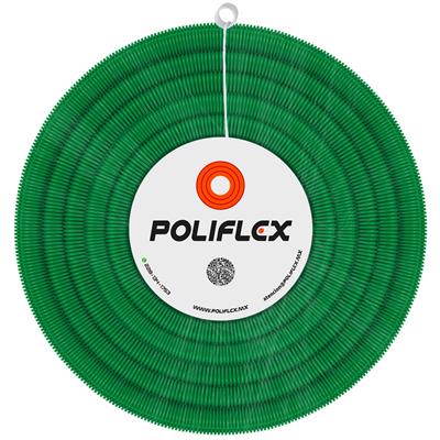 POLIFLEX TRICAPA VERDE EDIF VERT ENT C/GUIA 3/4" ROLLO 50MT