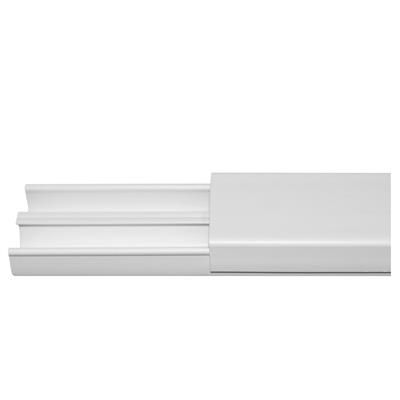 CANALETA C/TAPA DE 18X48X2500MM 2 VIAS BLANCO