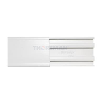 CANALETA C/TAPA DE 18X62X2500mm 3 VIAS BLANCO