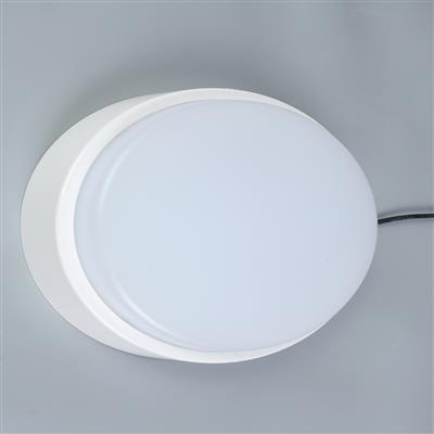LUM EXT/SOB PLAFON LED 9W 100-240V 65K BCO LACERTA TECNO
