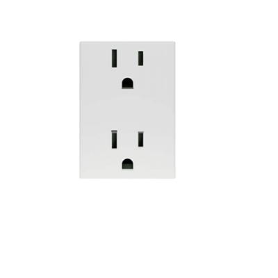 CONTACTO DUPLEX 2P +T 15A-127V MARFIL