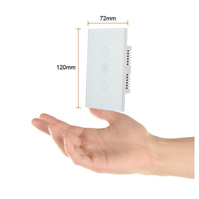 INTERRUPTOR TACTIL DIMMER WIFI 120-240V CREATOR IV