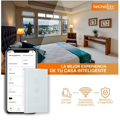 INTERRUPTOR TACTIL DIMMER WIFI 120-240V CREATOR IV