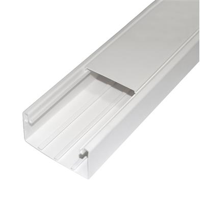 CANAL DE 100X52X2500MM C/TAPA BCO 2.5 MT