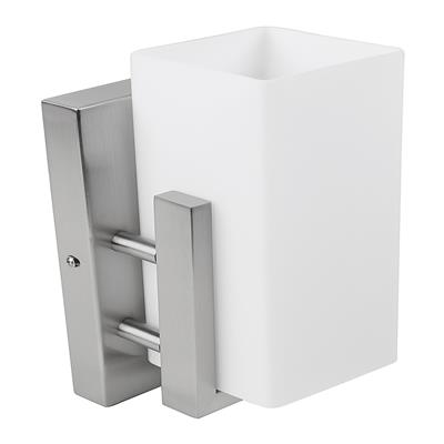 LUM INT/ARB MURO 60W 127V SATIN S/LAMP GINEBRA TECNO