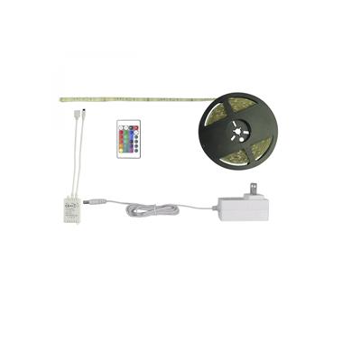 LAMP LED TIRA 25W 12V RGBW IP45 CONTROL INFRARROJO 5MT