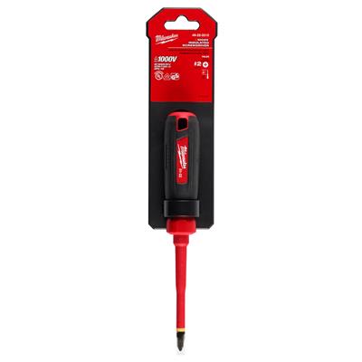 DESARMADOR INSULADO PHILLIPS NO.2X4PG MILWAUKEE