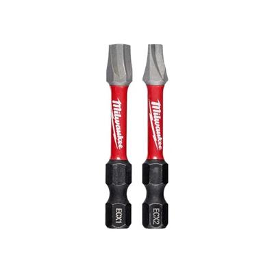 KIT DE BROCAS DE IMPACTO 2PG ECX SHOCKWAVE 2PZ MILWAUKEE