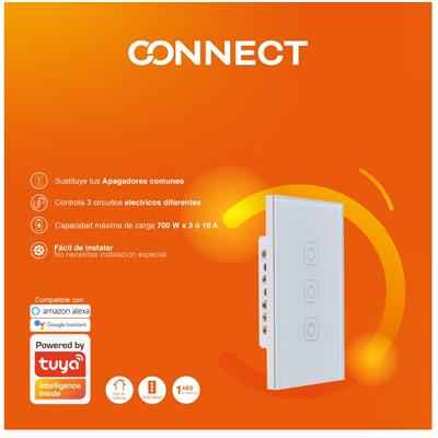 INTERRUPTOR TACTIL 3G WIFI 120-240V CREATOR III