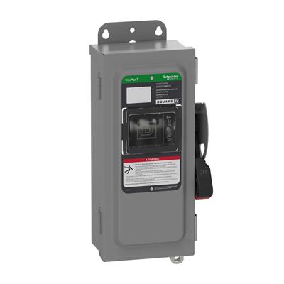 INT DE SEGURIDAD PESADO 240VCA NEMA12 3X30A C/FUSIBLE