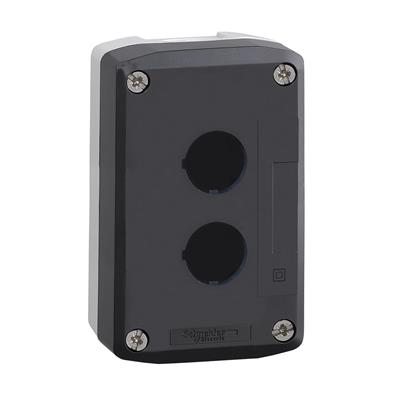 CAJA GRIS VACIA 2 ORIFICIOS STILO5