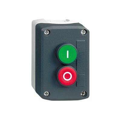 BOTONERA GRIS C/2 BOTON VERD-ROJO NA+NC AR