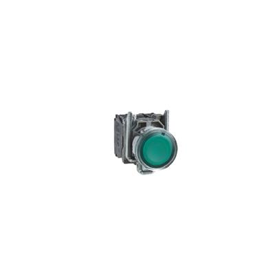 PULSADOR ILUM RAS VERDE NA+NC DIR.=250V