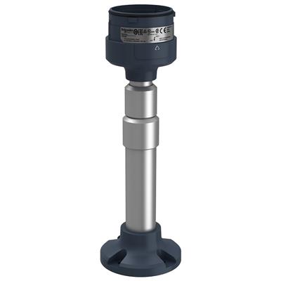 BASE C/TUBO INTEGRADO AJUSTABLE NEGRO