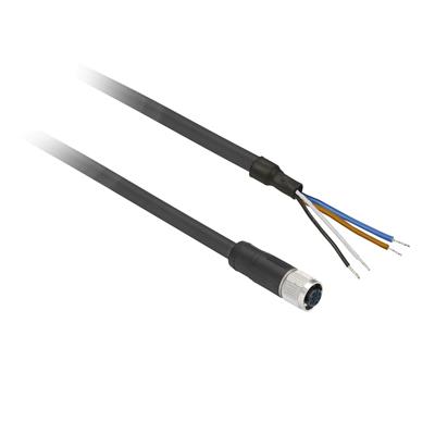 CONEC HEMBRA P/DETECTOR DE 2MTS M12RECTO Y