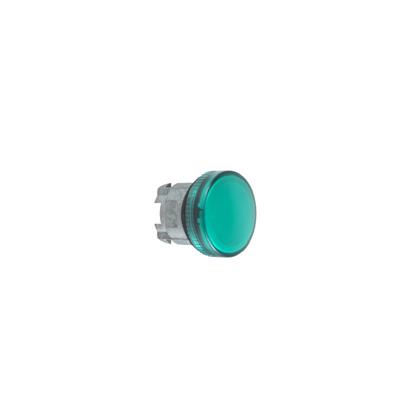 CABEZA P/LAMPARA 22.5MM VERDE LED AR