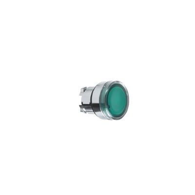 CABEZA P/PULSADOR ILUM RASANTE VERDE LED AR