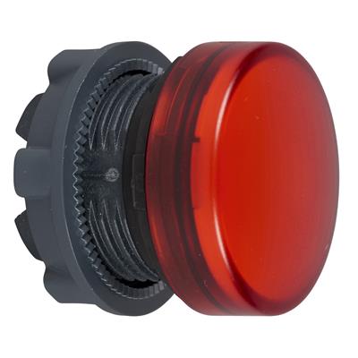 CABEZA PLASTICA P/LAMP P/CAJA XAL ROJO