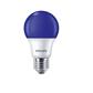 LAMP LED CLASSIC A19 E27/E27 8W 120V AZUL PHILIPS