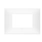 PLACA NEVE 3MOD TECNOPOLIMERO BLANCO MATE