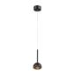 LUM SUSP INT LED 9W 100-277V 30K 500LM SEMIESFE NEGRO/DORADO