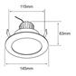 LUM INT EMP TECHO LED 9W 120-240V 27-65K BCO NOVA SMART