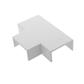 SECCION "T" DE PVC P/CANALETA 10X20mm  BLANCO