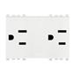 CONTACTO DUPLEX 2P+T 15A 127V USA BLANCO (ARKE)