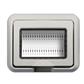 PLACA INTEMPERIE 3 MODULOS BLANCO