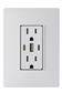 CONTACTO DUPLX 2P+T 15A 125V C/USB A+2XC 5VDC 2.4A+3A BC S26